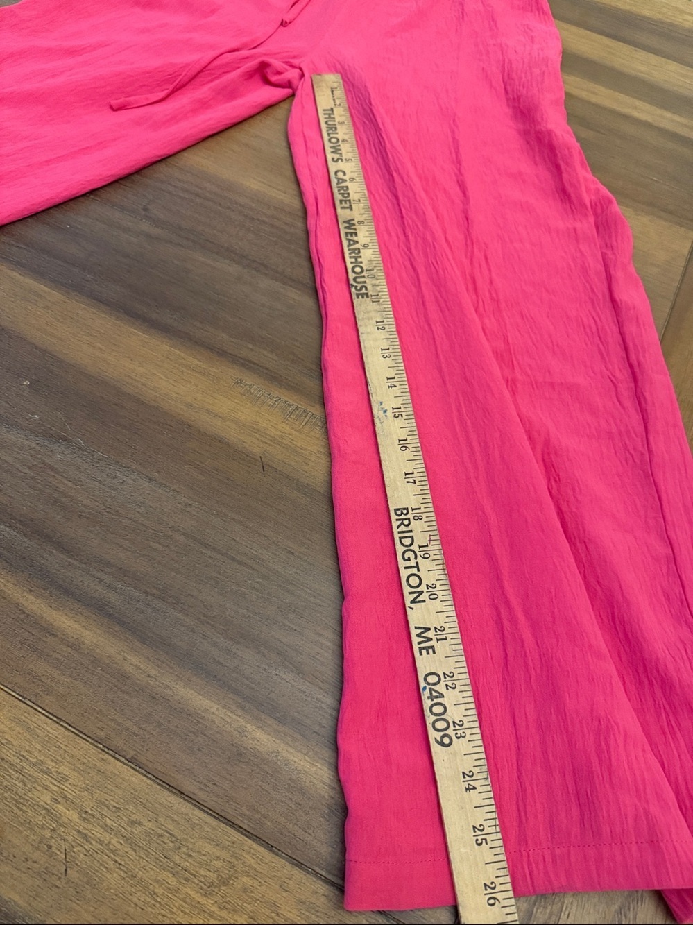 Women’s Wide-Leg Jumpsuit in Fuchsia Pink - Picture 7 of 7